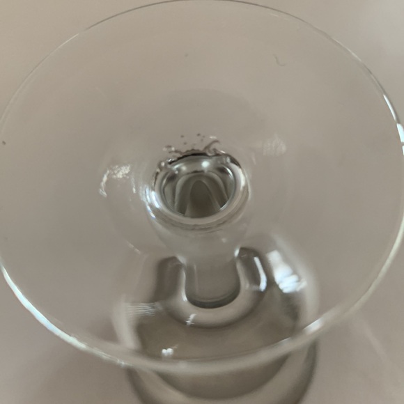 Vintage Set of 4 Silver Band Cordial/Sherry Footed Glasses, France - Picture 3 of 5